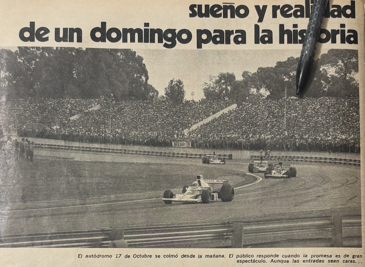 The beginnings of a lifelong passion for motor racing in Argentina